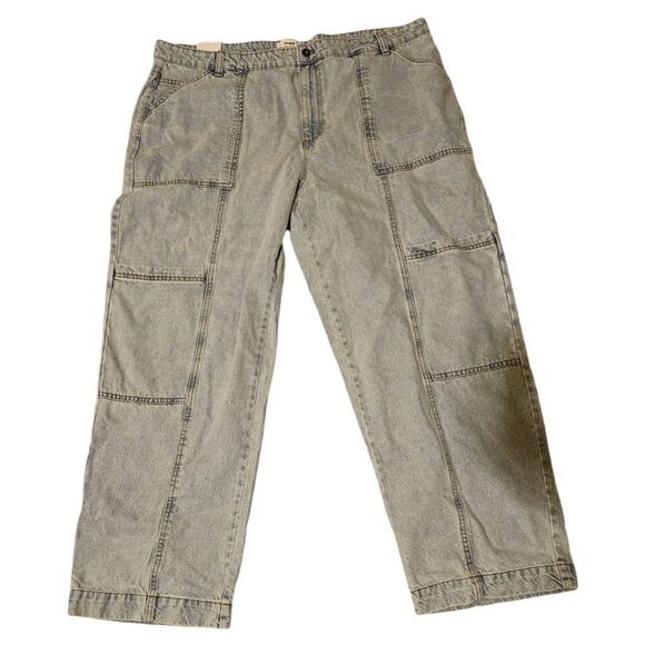COTTON ON Utility Straight Leg Denim Jeans - Size 18 - Picture 1 of 9